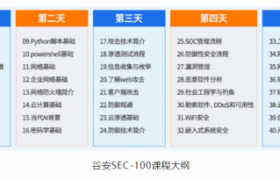 学习网络安全行业“核心”技能！SEC-100：安全要点，助你打开网络安全的大门！