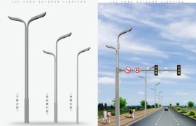 一杆多用：城市道路灯杆省钱布局解决方案